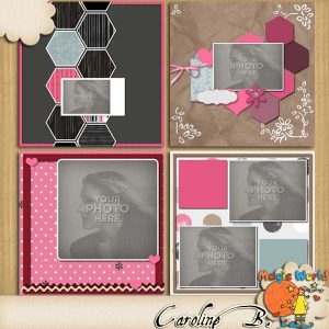CarolineB_OneSweetDay_12x12_Alb5 One Sweet Day 12×12 Album 5 for MyMemoriesSuite / One Sweet Day 12×12 Album 5 for MyMemoriesSuite