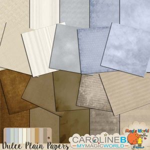 Dulce - Plain Papers Set