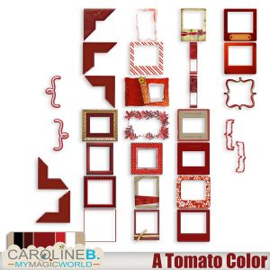 A Tomato Color Series Frames