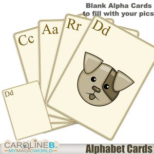 Alphabet Cards (Cartes Alphabet)