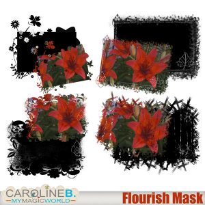 Flourish Mask - Set #01