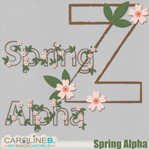 Spring Alphabet Set (52 AL)