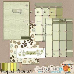 August A4 Planner Do-It-Yourself