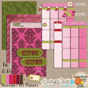 December A4 Planner Do-It-Yourself