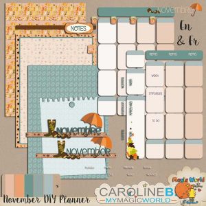 November A4 Planner Do-It-Yourself