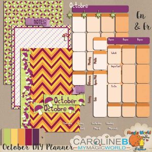 October A4 Planner Do-It-Yourself