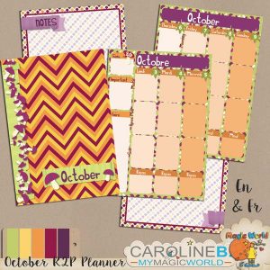 October A4 Planner Ready-2-Print