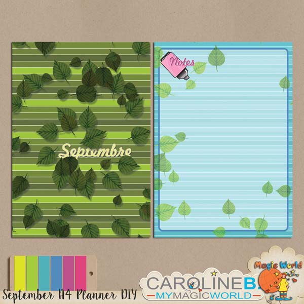 September A4 Planner Do-It-Yourself - Image 2