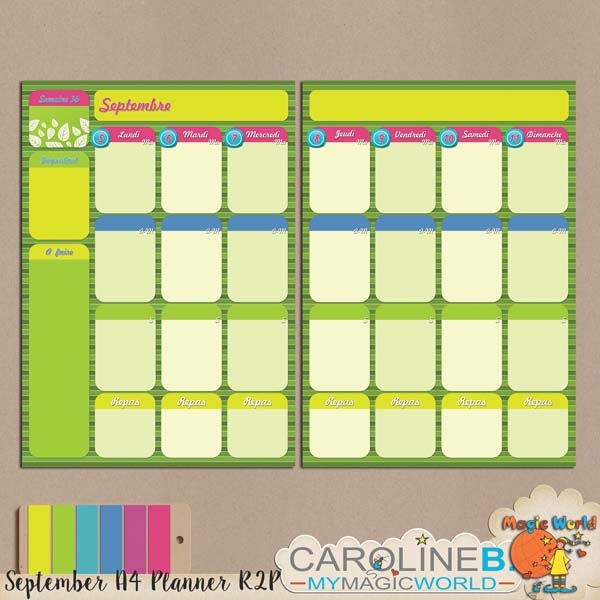 September A4 Planner Ready-2-Print - Image 2