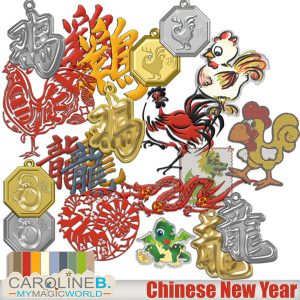 Chinese Zodiac 01 Rooster - Dragon