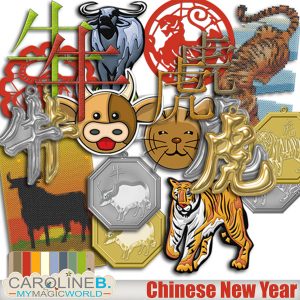 Chinese Zodiac 02 Tiger - Ox