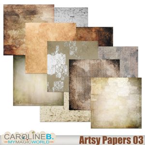 Artsy Papers - Set #03