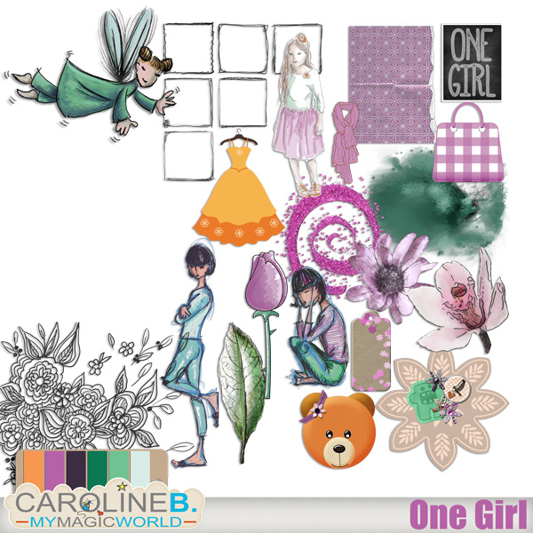 One Girl - Embellishments