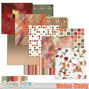 Melon-Choly Papers Set