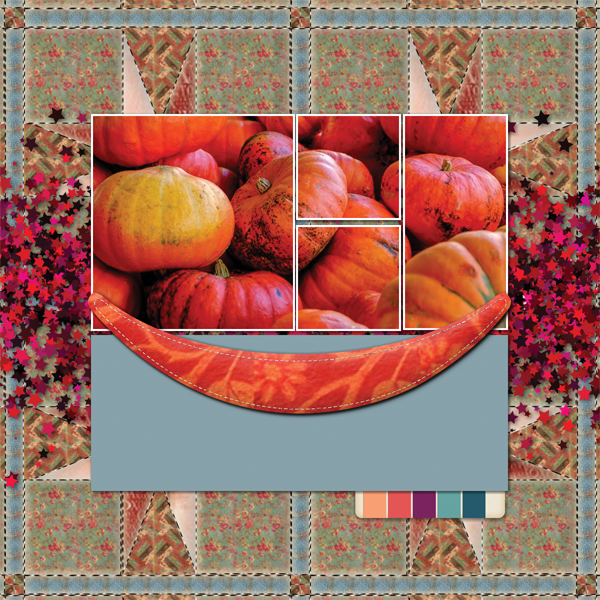 Quilted Blessing 12x12 QP08 - Image 2
