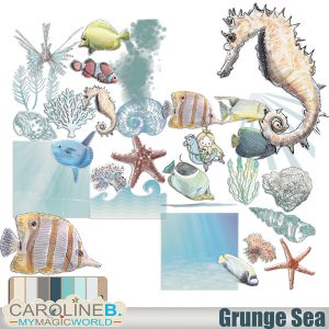 Grunge Sea Embellishments