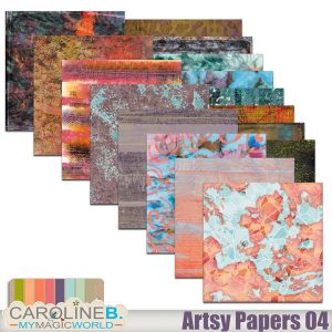 Artsy Papers - Set #04