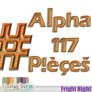 Fright Night Alphabet Set