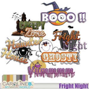 Fright Night WordArts