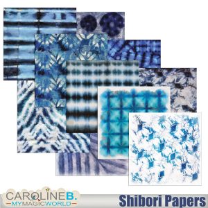Shibori - Set of 10 Papers