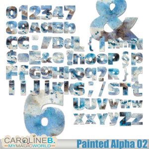 Painted Alphabet #02