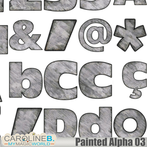 Painted Alphabet #03 - Image 3