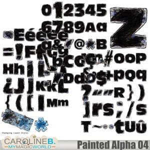Painted Alphabet #04