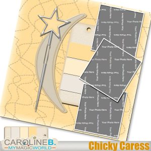 Babies : Baby Chicky Caress 12x12 QP03