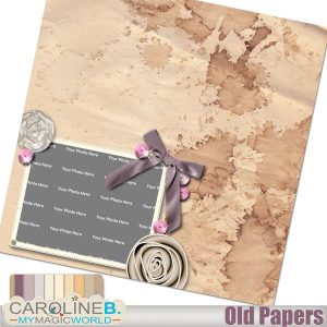 Old Papers 12x12 QP01