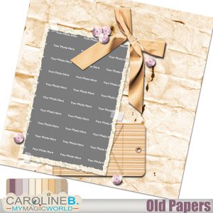 Old Papers 12x12 QP02