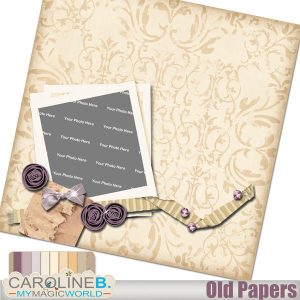 Old Papers 12x12 QP03