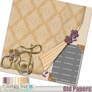 Old Papers 12x12 QP04