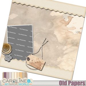 Old Papers 12x12 QP05