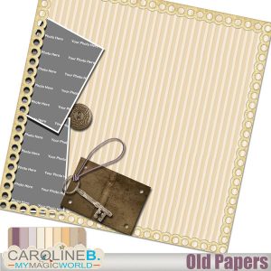 Old Papers 12x12 QP06