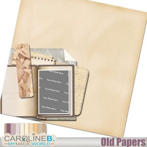 Old Papers 12x12 QP07