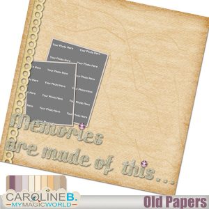 Old Papers 12x12 QP09