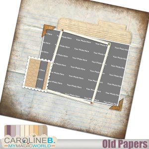 Old Papers 12x12 QP10