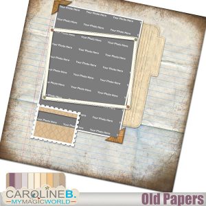 Old Papers 12x12 QP11