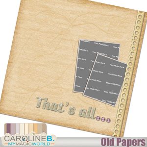 Old Papers 12x12 QP12