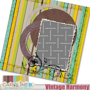 Vintage Harmony 12x12 QP04