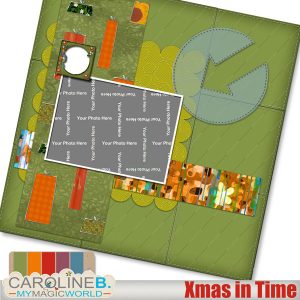 Xmas in ... Time 12x12 QP04