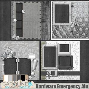 ABC Emergency Kit - Alu 12x12 QPs Album