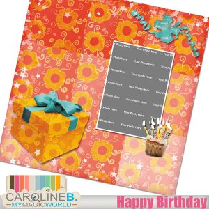 Happy Birthday 12x12 QP02