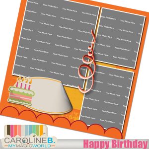 Happy Birthday 12x12 QP06