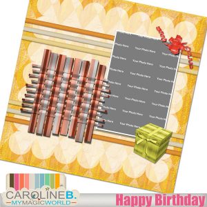 Happy Birthday 12x12 QP08