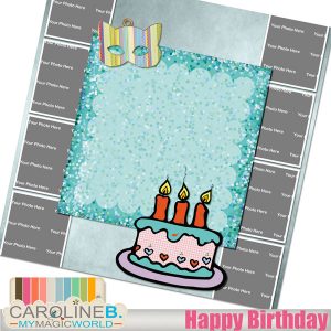 Happy Birthday 12x12 QP10