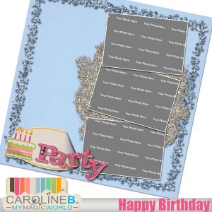 Happy Birthday 12x12 QP14