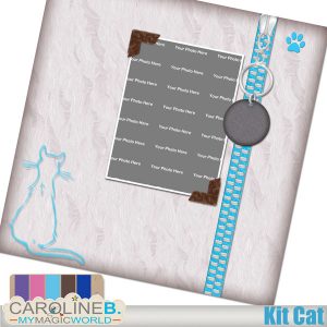 Kit Cat 12x12 QuickPage 01