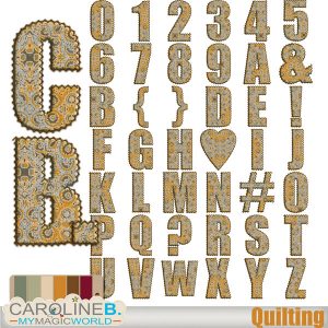 Quilting Alphabet Set