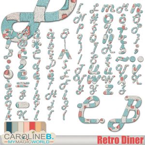 Retro Diner Alpha Set